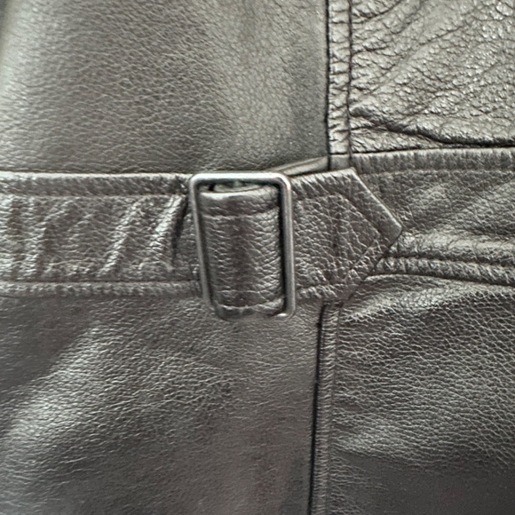 Men's Structure leather jacket - Picture 3 of 7